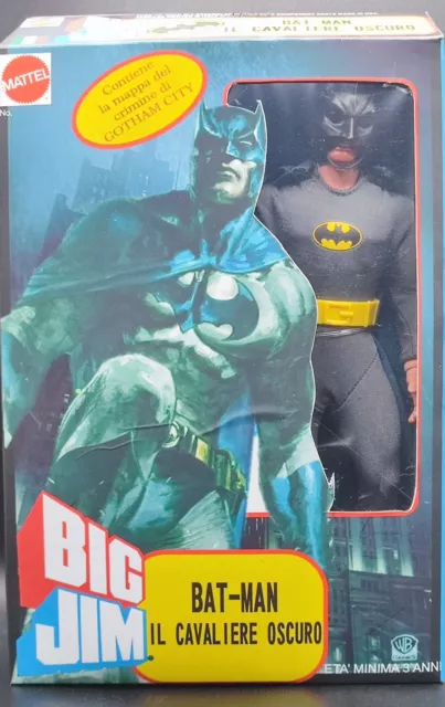 Big Jim Mattel Ungelaufen Mockup  Action-Figur Batman Die Ritter Dunkel New