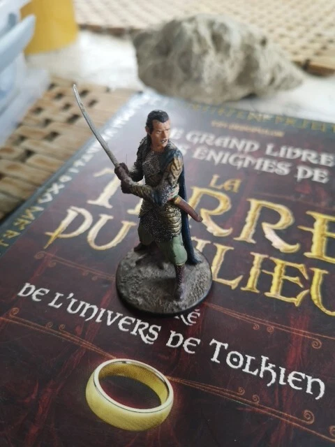 FIGURINE EN PLOMB LE SEIGNEUR DES ANNEAUX JEU D'ECHECS - LEGOLAS