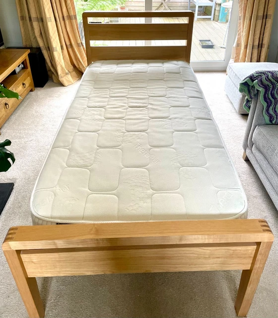 DREAMS SINGLE SOLID Ash Bed Frame and Mattress £50.00 PicClick UK