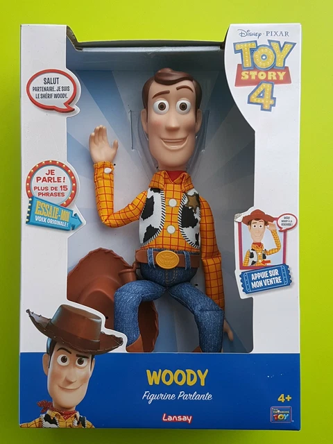 DISNEY PIXAR FIGURINE Woody TOY STORY parlant, français - Thinkway Toys EUR  25,00 - PicClick FR