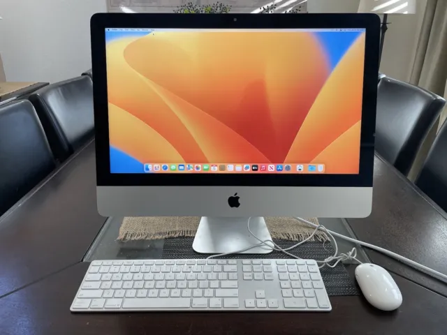 Apple iMac 4K 21.5-inch 2017, A1418, i5-7400@3.0GHz, 16GB RAM, 1TB HDD, Ventura