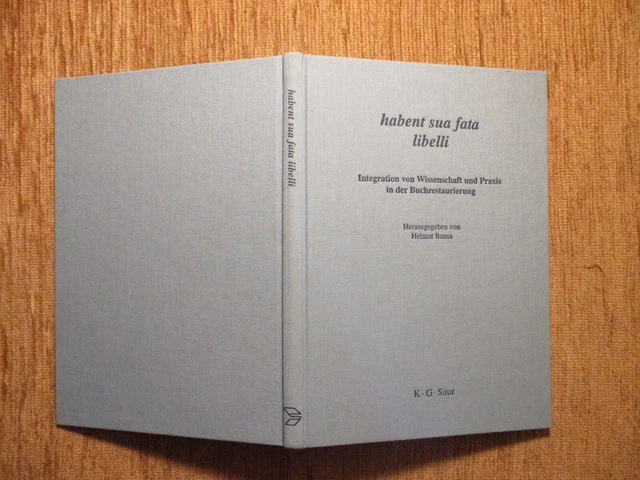 Helmut Bansa BUCHRESTAURIERUNG 2000 Buchdruck BUCHEINBAND Papier BUCHBINDER 19