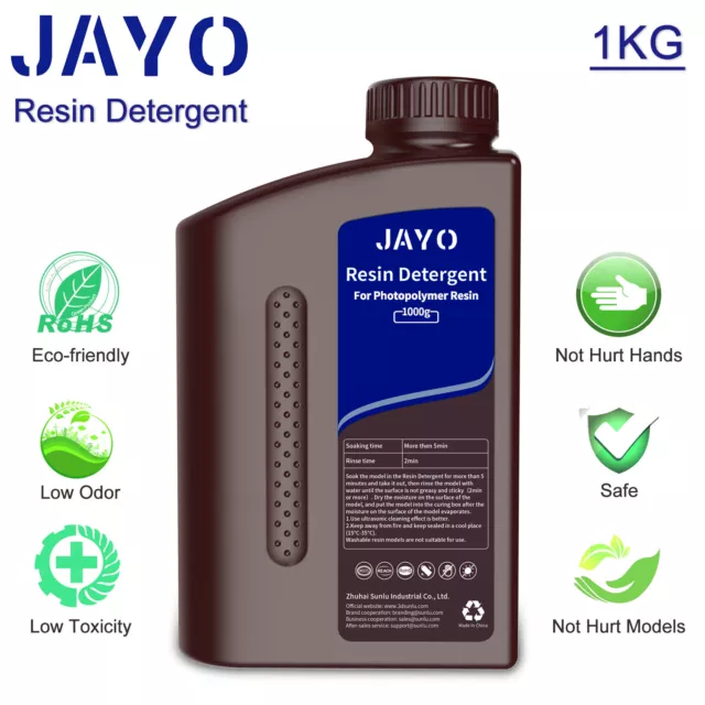 JAYO 1KG 3D Harz Waschmittel Reiniger Resin Für Photopolymerharz Geringer Geruch