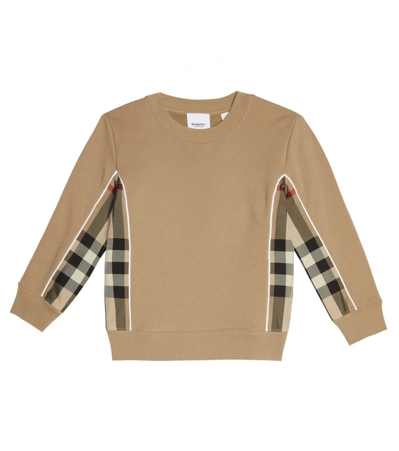 Felpa BURBERRY KIDS Vintage Check cotone 6ANNI