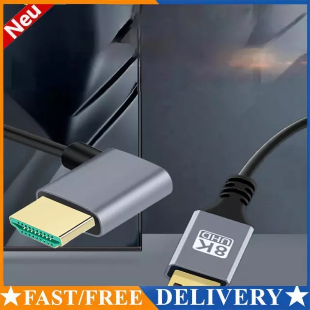 Mini HDMI-Compatible To HDMI-Compatible Cable 48Gbps 0.5/1/2M 4K@120Hz 8K@60Hz