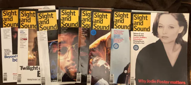 Sight And & Sound Magazine Bundle 1991 May June July August Sept Oct Nov Dec