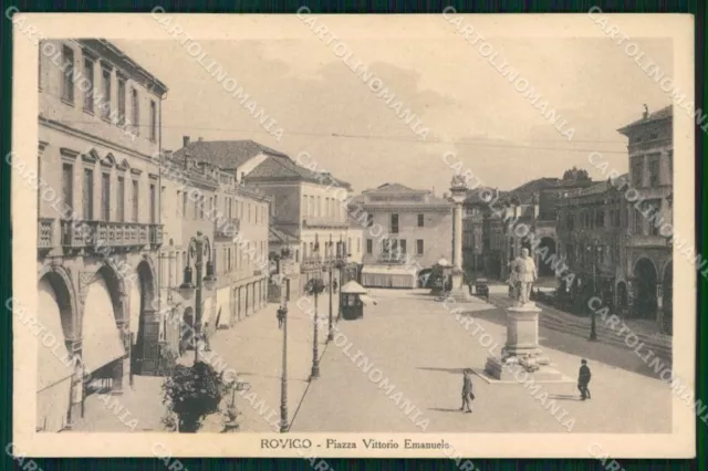 Rovigo Città Piazza Vittorio Emanuele cartolina RT0568