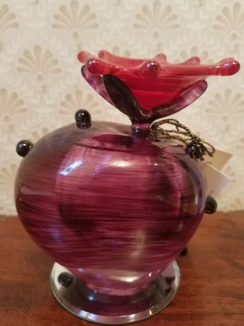 Avalon Glassworks Art Glass Perfume Bottle Elizabeth Zender Seattle WA