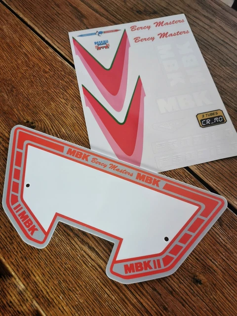 Kit Décalcomanies Stickers BMX MBK Cherry Picker - Neuf, Fabrication Française