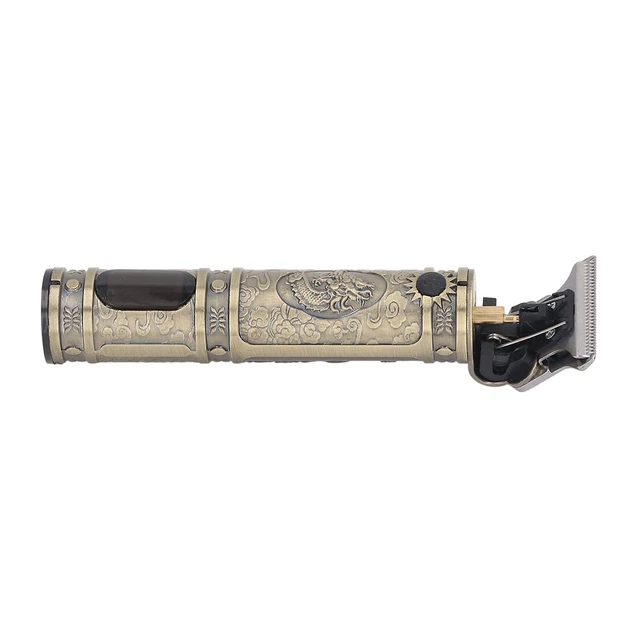 (Dragon Head LCD Gold)Electric Hair Clipper Hair Clipper LCD Display