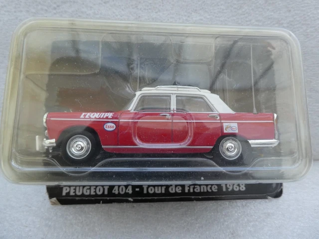Ixo ? Pour Presse Peugeot 404 Equipe Tour De France 1968 Neuf En Blister Ouvert