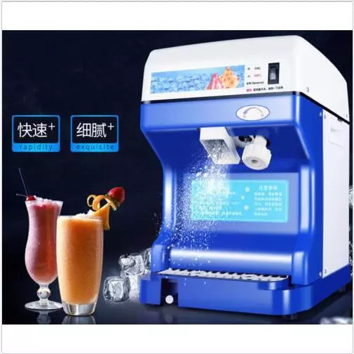 CE Commercial Electric Ice Crusher Ice Shaver Snow Cone Machine Ice Maker 220V m