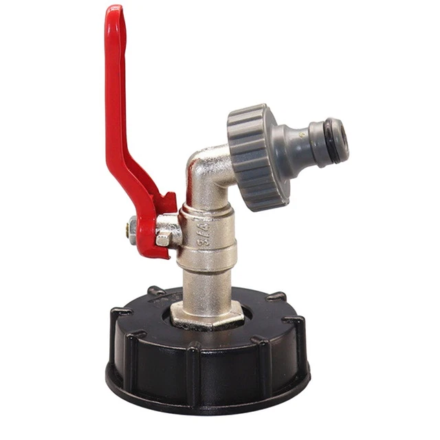Vanne De Sortie IBC En Plastique Robuste - S62 X 6 62mm Pour Fûts Et Réservoirs