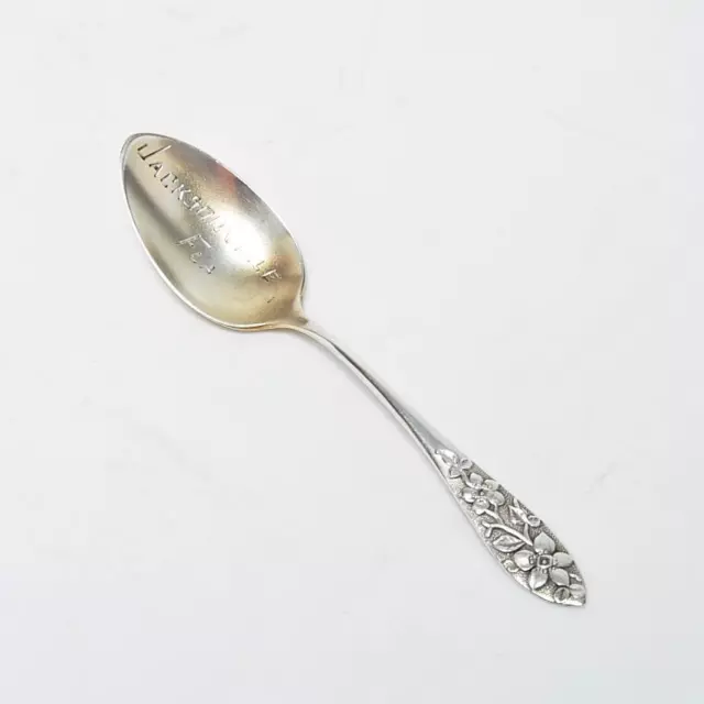 L. D. Anderson, Jacksonville Florida sterling silver souvenir spoon 1910-44