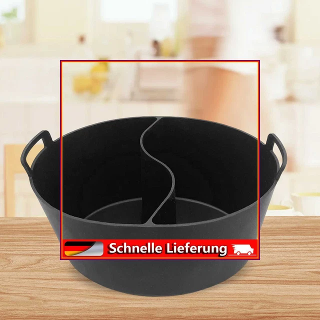 Inserto de silicona, olla de sopa reutilizable para 6QT Crockpot (schw