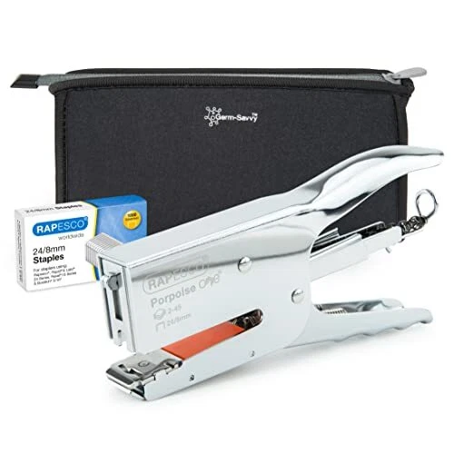 Rapesco 1626 Porpoise ONE Pince Agrafeuse à Mécanisme Bypass avec Germ-Savvy ...