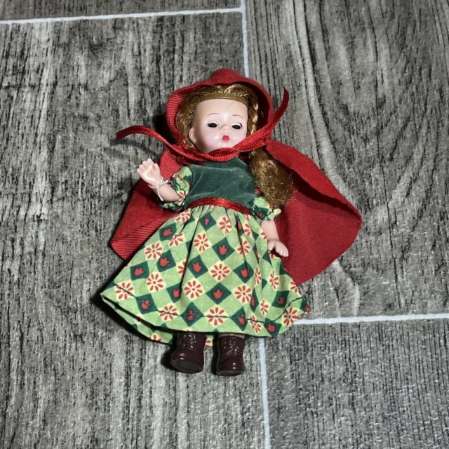 Miniature Madame Alexander- Little Red Riding Hood Doll 5 1/2 inch