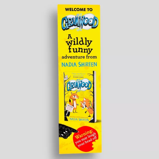 Grimwood Nadia Shireen Collectible PROMOTIONAL BOOKMARK -not the book