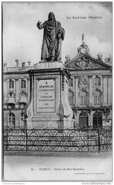 54 NANCY - statue du roi stanislas.