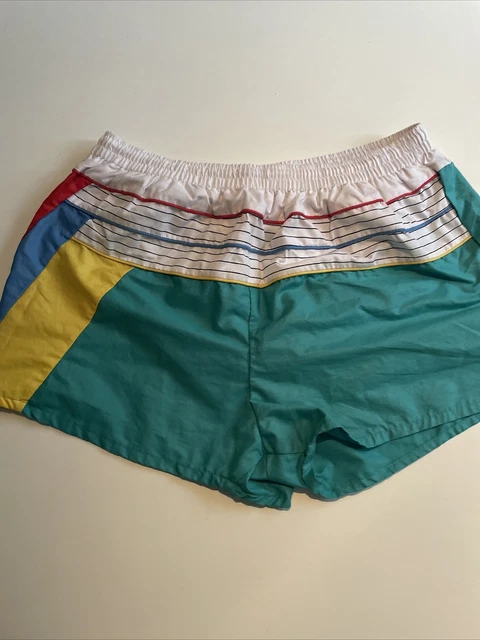 Vintage 1980’s Poly Cotton Damigo Swimming Shorts size 38” XL Gay interest (J)