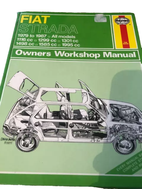 Haynes - Fiat Strada 1979 To 1987 All Models Owners Workshop Manual - Used