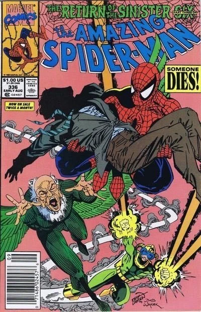 The Amazing Spider-Man Marvel 1990  High Grade Return of the Sinister Six Pt. 6
