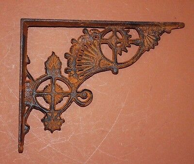 Rust Accents Antique Style Victorian Design Shelf Brackets Corbels, 8 1/2", B-17