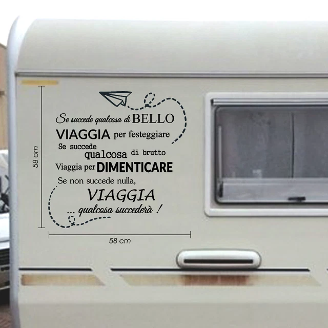 Adesivo set loghi McLouis Logo per camper caravan roulotte e barche
