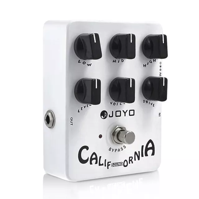 JOYO California Sound Guitar Pedal Amp Simulator Overdrive to Distortion Opened