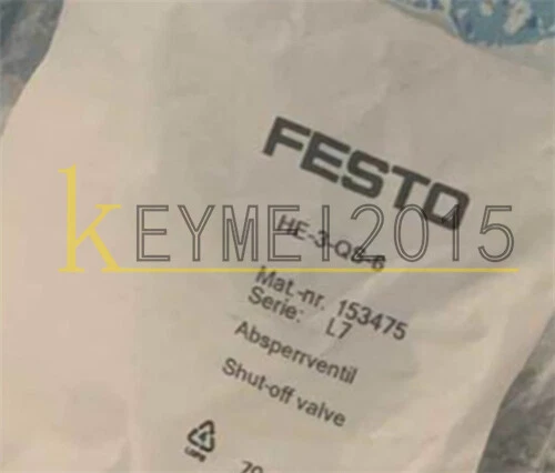 1PC New FESTO HE-3-QS-6 153475 globe valve