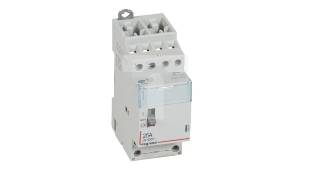 Modulares Schütz 4P 25A 4Z 24V AC mit Manipulator SM 425 24 4Z 412517 /T2DE