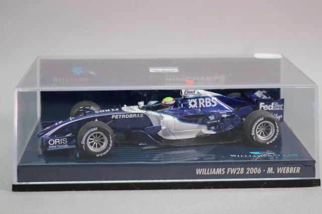 Miniature F1 Minichamps 1/43 Williams Cosworth FW28 2006, Showcar Philips