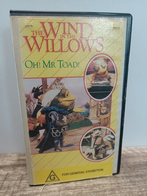 THE WIND IN The Willows Oh Mr Toad! Thames Video Pal Vhs Video Kids ...