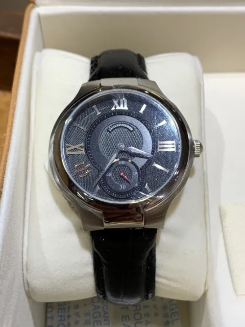 Philip Stein 42-BK Stainless Steel Black Dial Watch