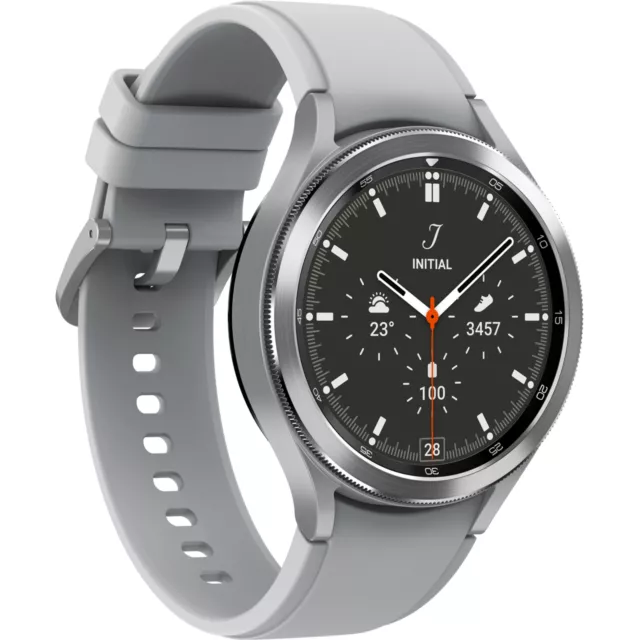 SAMSUNG Galaxy Watch4 Classic (EU-Ware), Smartwatch, silber
