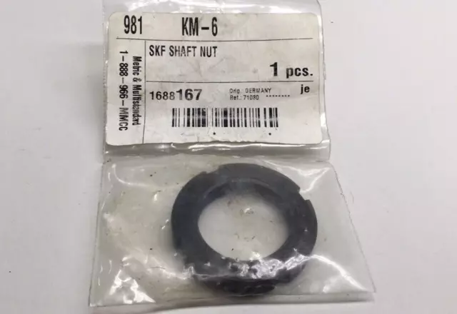 MMCC I0111KM6 Slotted Shaft Nut KM-6 / KM6 / KM06