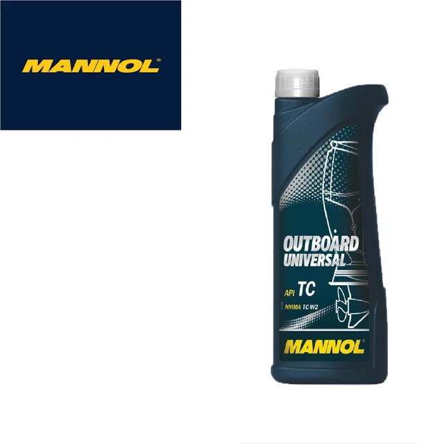 Mannol 1 L.Hors-Bord Universel 2 Temps Huile Moteur MN7208-1