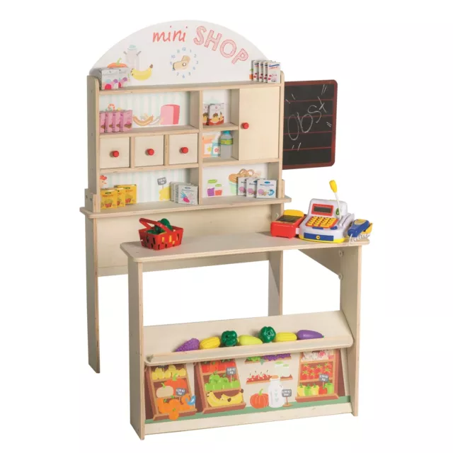 Roba Kids Verkaufsstand Kaufmannsladen mini Shop mit Zubehör