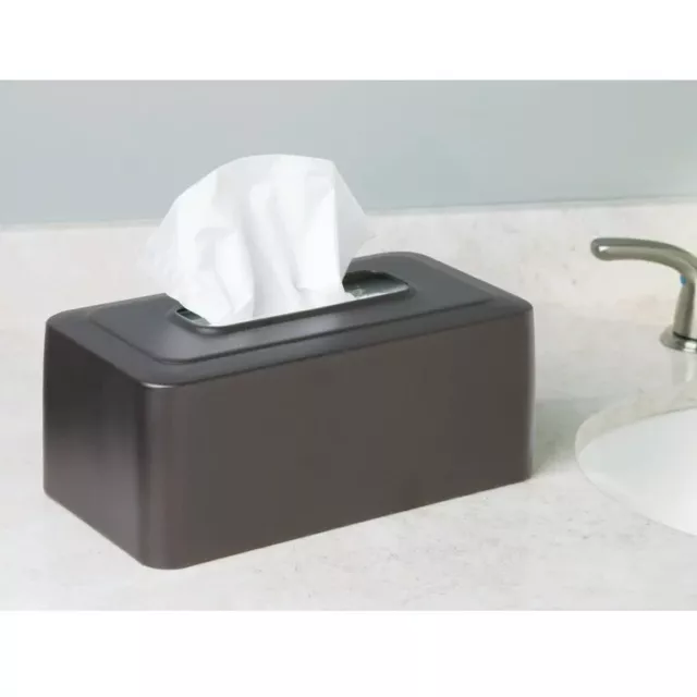 Bronze Cameo Tissue Storage Box Cover Holder for Rectangular Boxes