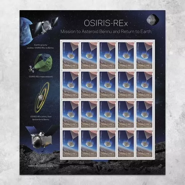 US Stamps SC#5820 2023 OSIRIS-REx Forever Stamps - Sheet/20 - Stamps MNH VF