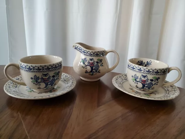 Johnson Brothers Ironstone Made In England Sugar And Spice Cup/Sauce Set Creamer