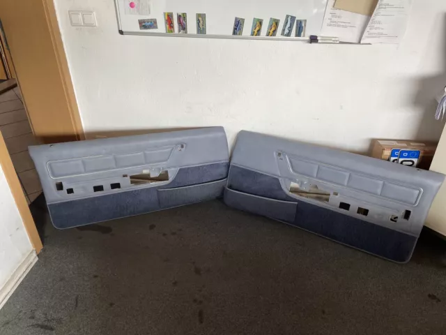 1983-88 Ford Thunderbird Türpappen Door Panels Türpanele blau Türpappe