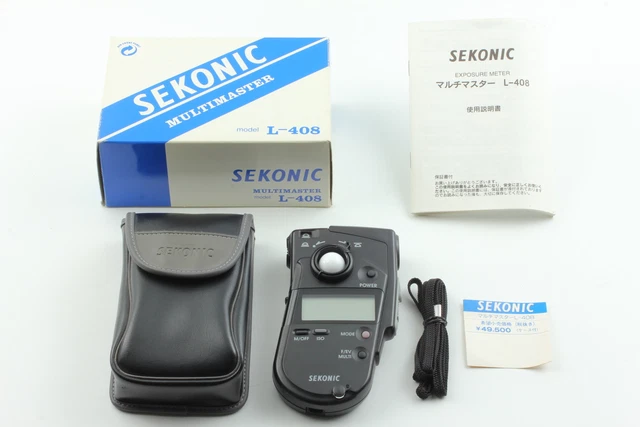 [MINT w/Box Case] SEKONIC L 408 Multi Master Exporsure Light Meter From JAPAN