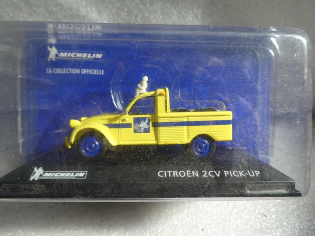 Ixo ? Pour Presse Citroen 2 Cv Pick Up Michelin Jaune Neuf En Blister Serti