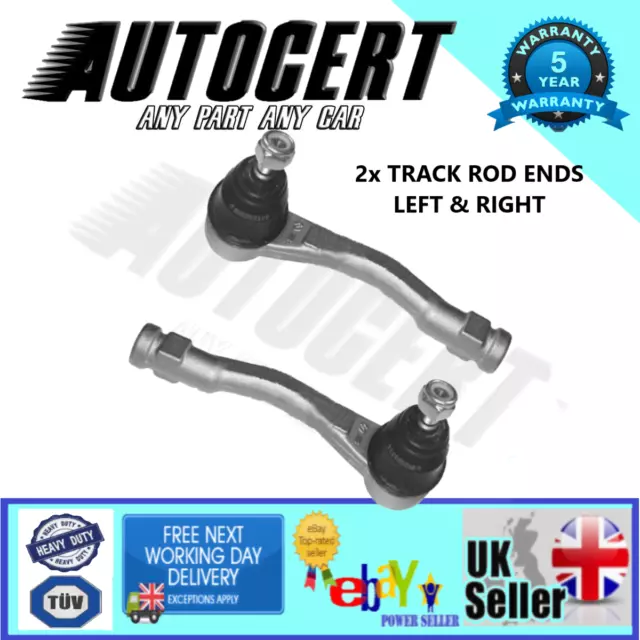 Peugeot 3008 2009-2017 Outer Tie, Track Rod Ends Left & Right Side