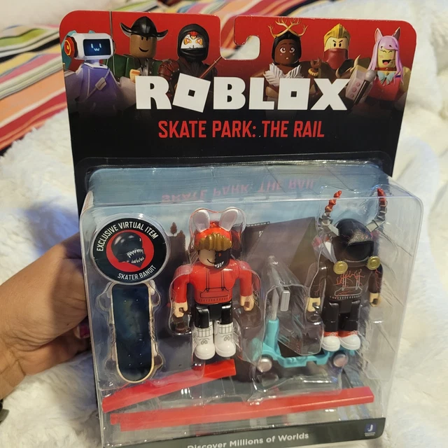 ROBLOX ACTION COLLECTION Figures SKATE PARK The Rail Game Pack EUR 14