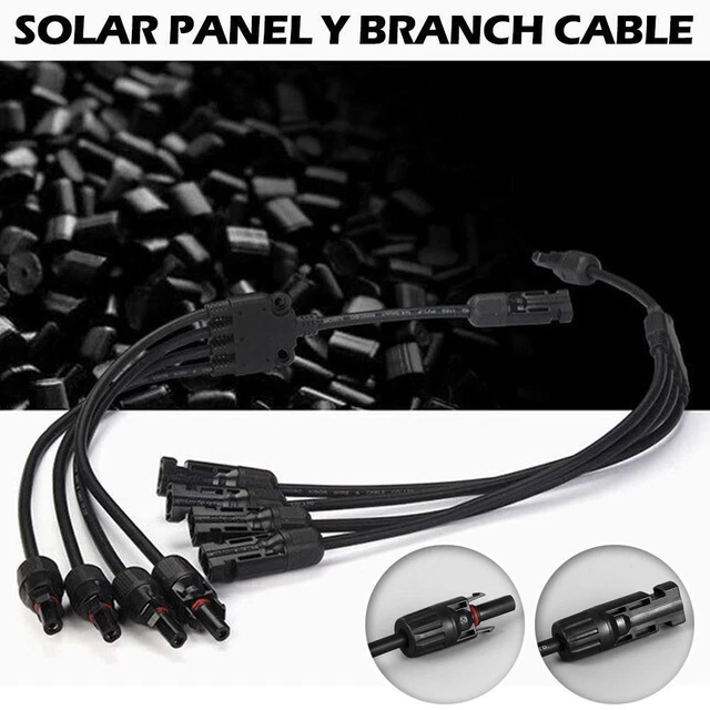 Pannello solare ramo Y cavo collegamento adattatore impermeabile connettore E4M8