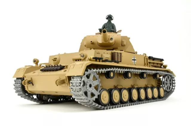 RC Panzer "Kampfwagen IV Ausf.F-1" Heng Long 1:16  Mit R&S+Metallgetriebe+Me