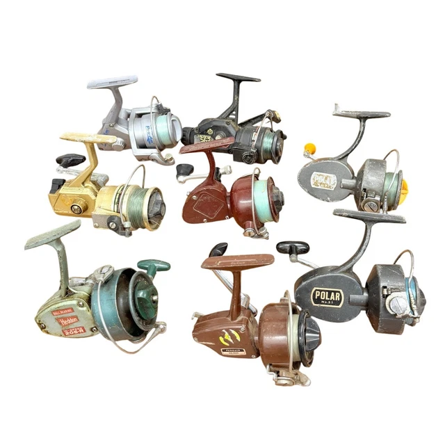 Lot De 25 Moulinets De Pêche Vintage - Abu Garcia, Cardinal, Ocean City, South Bend, Mitchell
