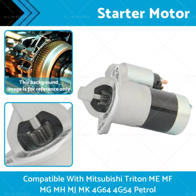 Starter Motor Suitable For Mitsubishi Triton Petrol ME MF MG MK 4G64 4G54 86-06